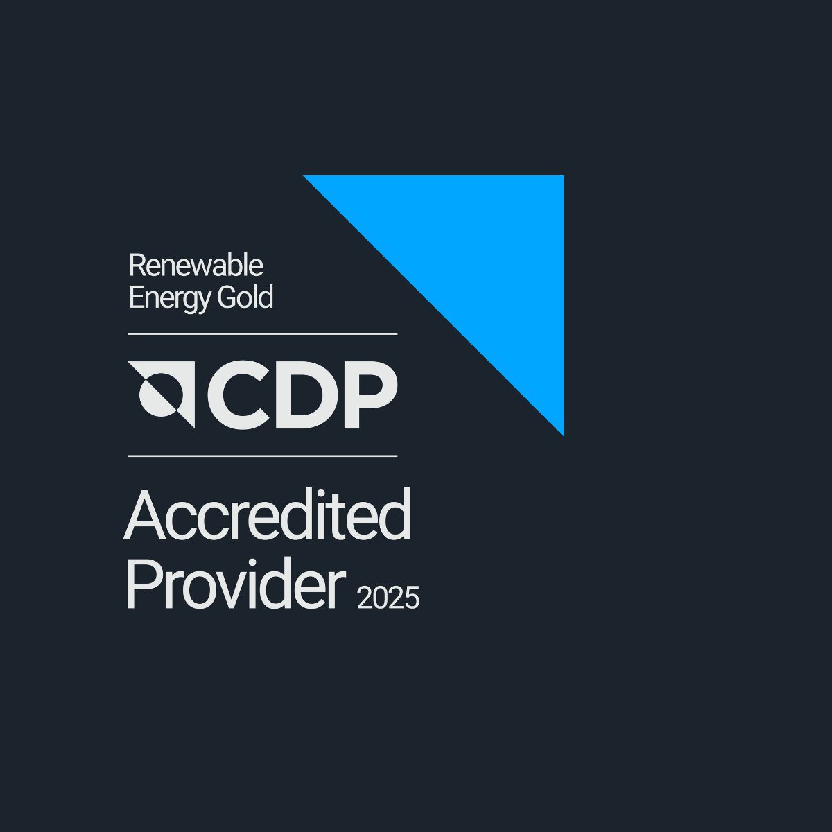 CDP accredited